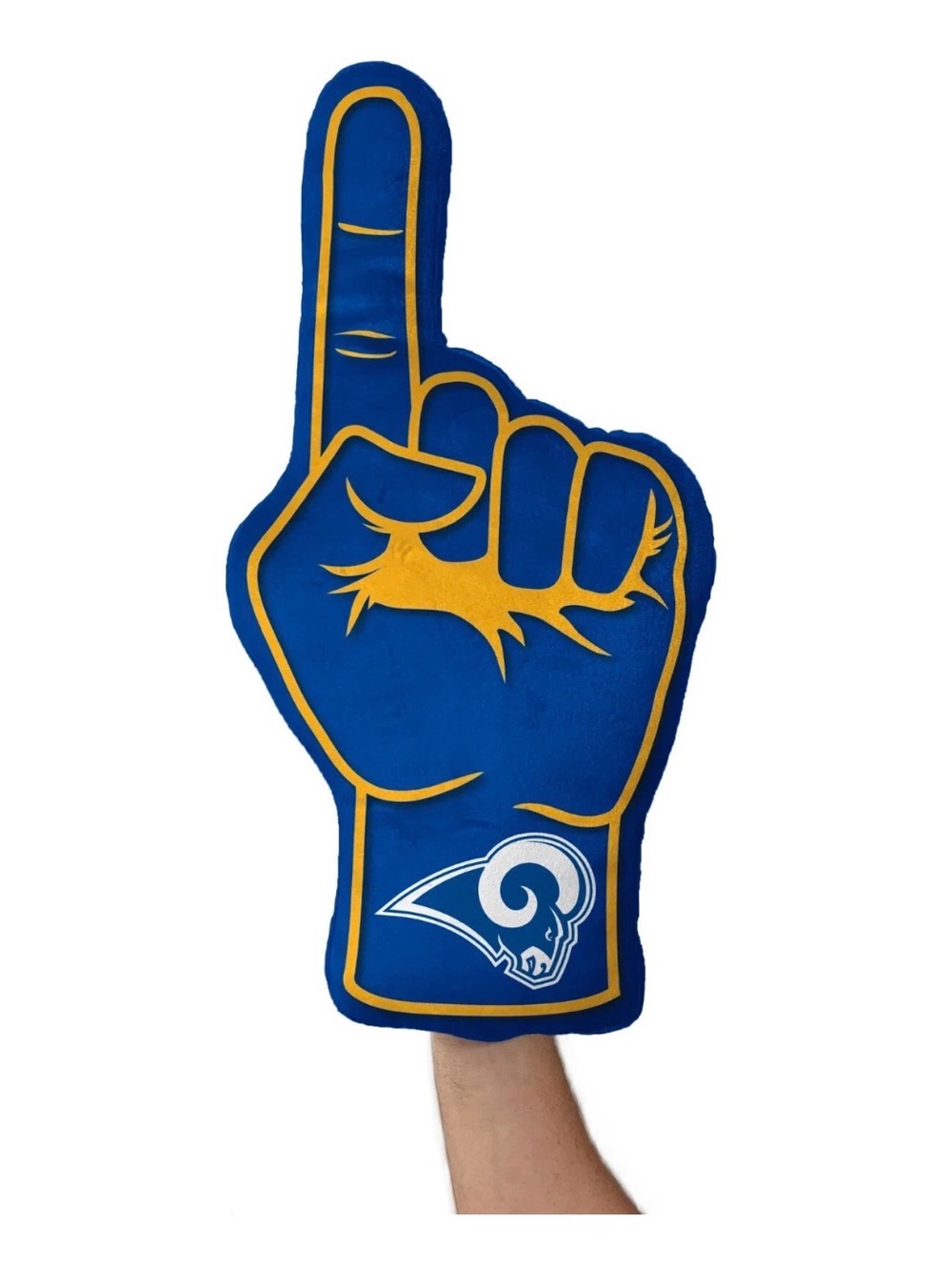 Los Angeles LA Rams plush fan finger pillow! New with tags!